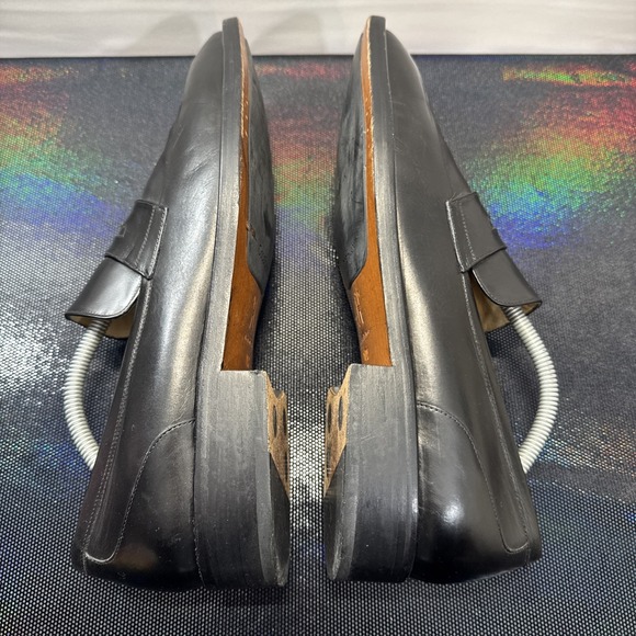 Cole Haan Collection Shoes Men's Size 10.5M Black Loafers C02992 Made In Italy - Picture 5 of 12